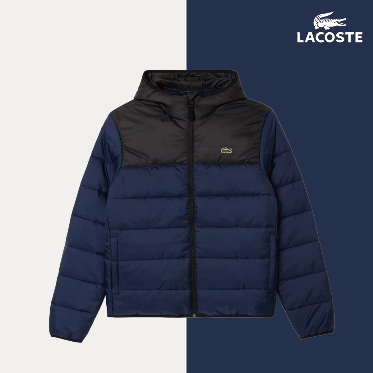 Men’s Quilted Jacket with Hood